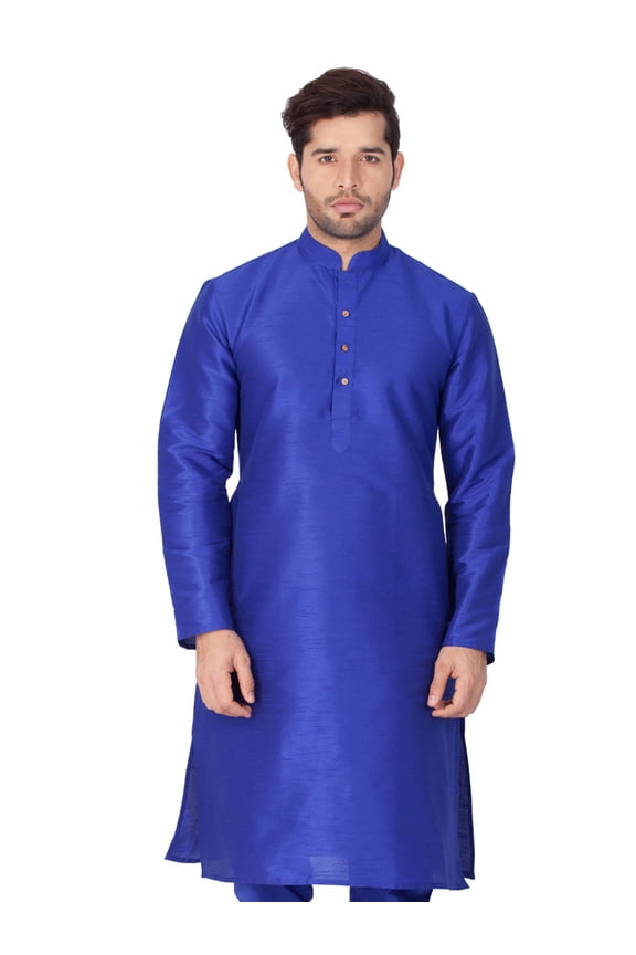 Men's Tunic Banglori Silk Kurta Pajama Set Indian Traditional Wear
