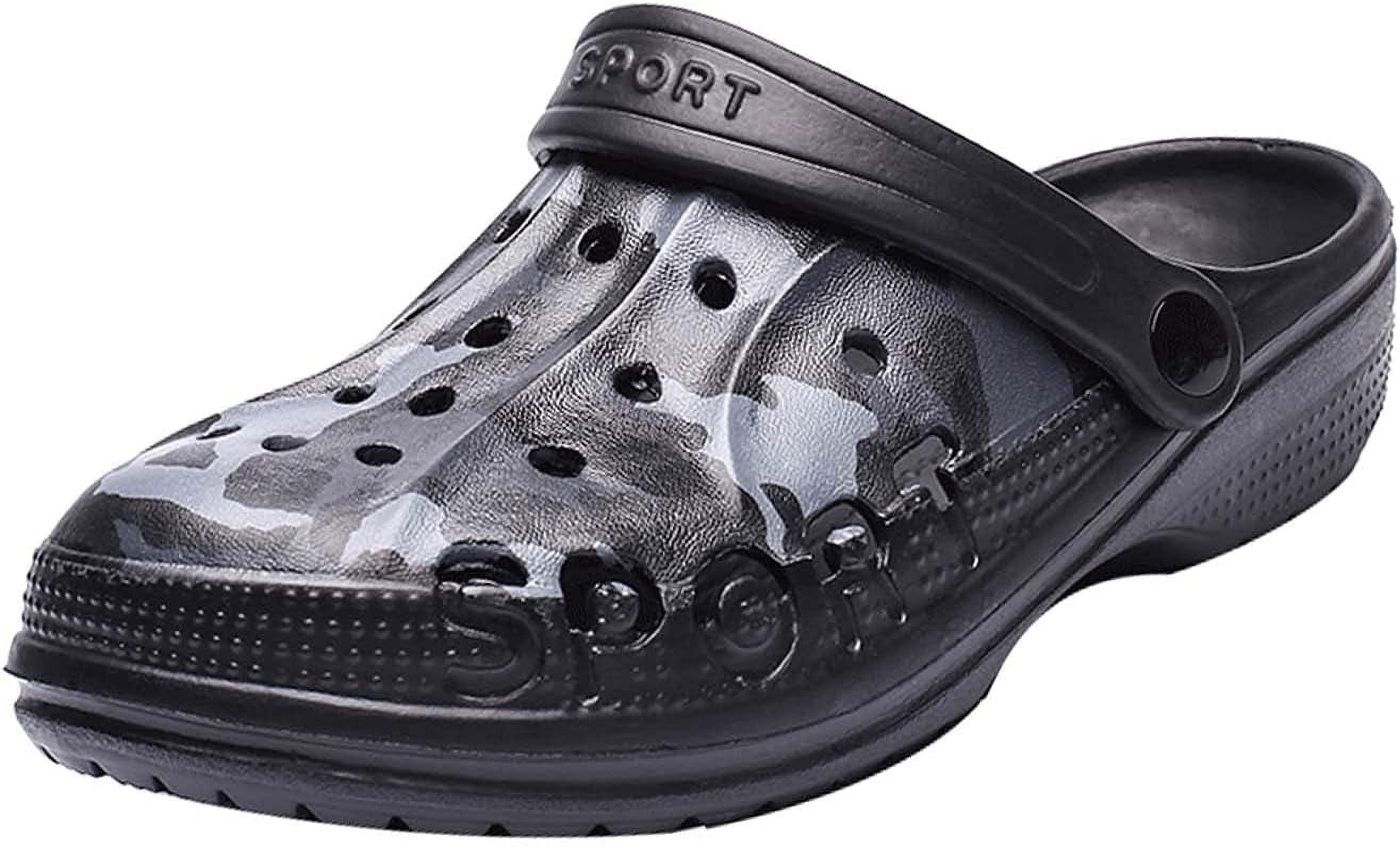 ELIOGN Boy's Camouflage Garden Clog Rubber Indoor Outdoor Mules Non ...