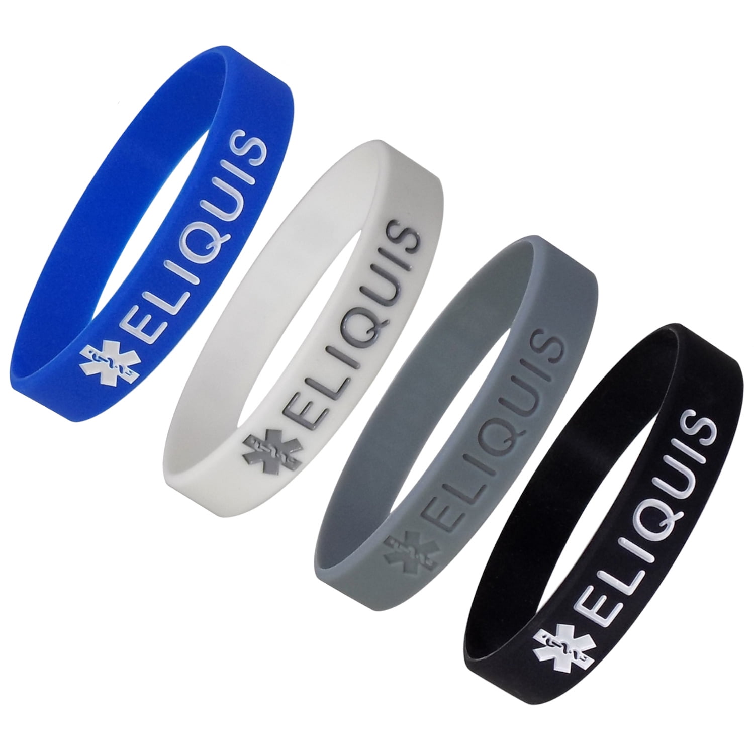 Medical Bracelet Eliquis Silicone Bracelet Medical Alert ID
