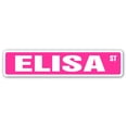 thumbnail image 1 of ELISA Street Sign Childrens Name Room Sign | Indoor/Outdoor |  24" Wide, 1 of 5