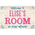 thumbnail image 1 of ELISE'S Room Kids Bedroom Sign Gift 8x12 Metal Sign 108120089177, 1 of 1