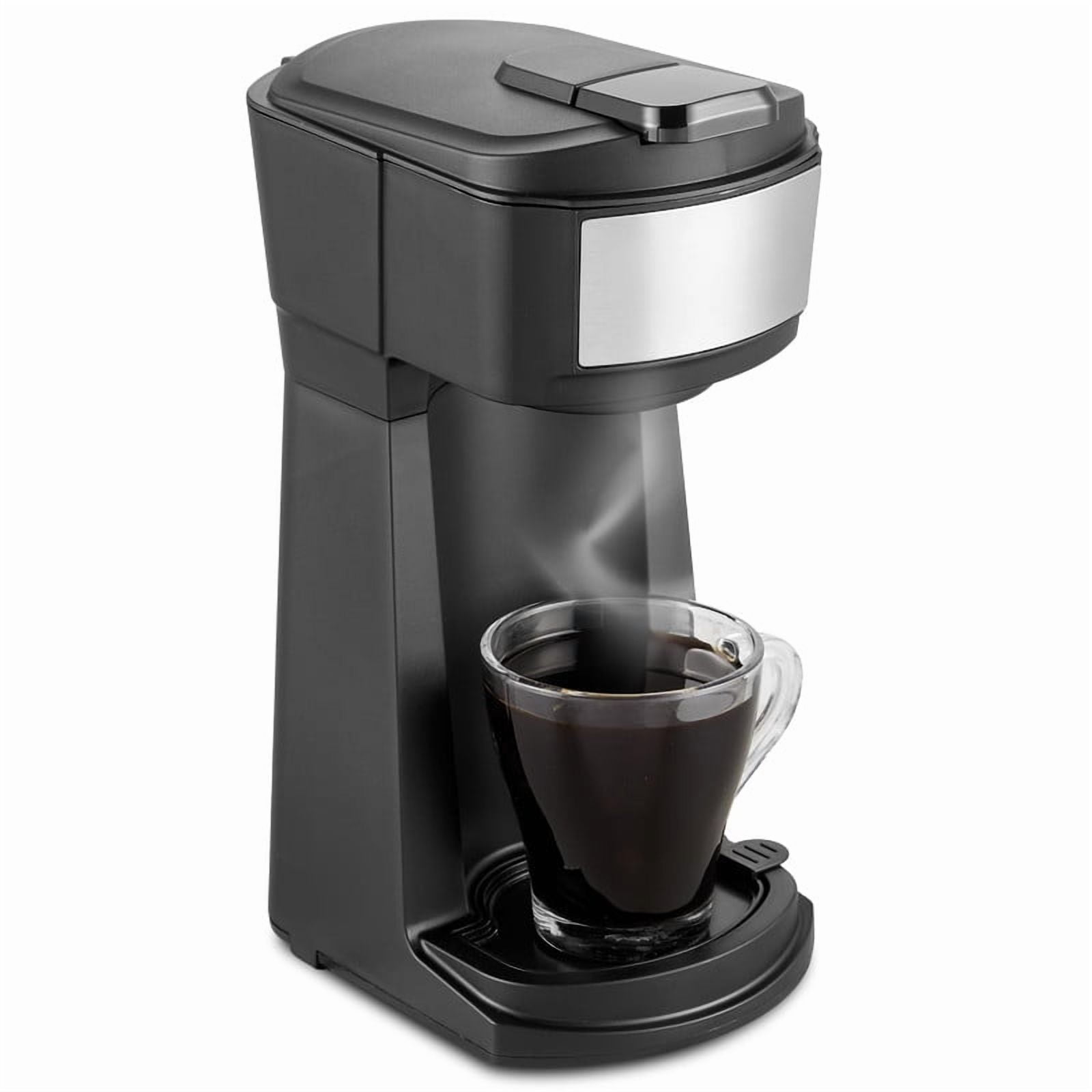 Keurig K Duo Brentwood K-Cup Single Serve Coffee Maker With Reusable Filter  Basket, Black