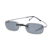 ELITE EYEWEAR 251 EYEGLASS FRAME/GLASSES RIMLESS WITH OPTIONAL SUNGLASS CLIP-ONS