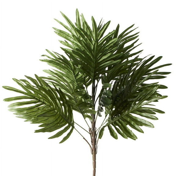 ELITE FLORAL Artificial Areca Palm Leaf with18 Leaves (8" to 10")