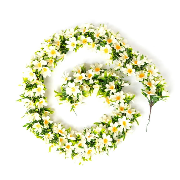 ELITE FLORAL Artificial Narcissus Daffodil Garland
