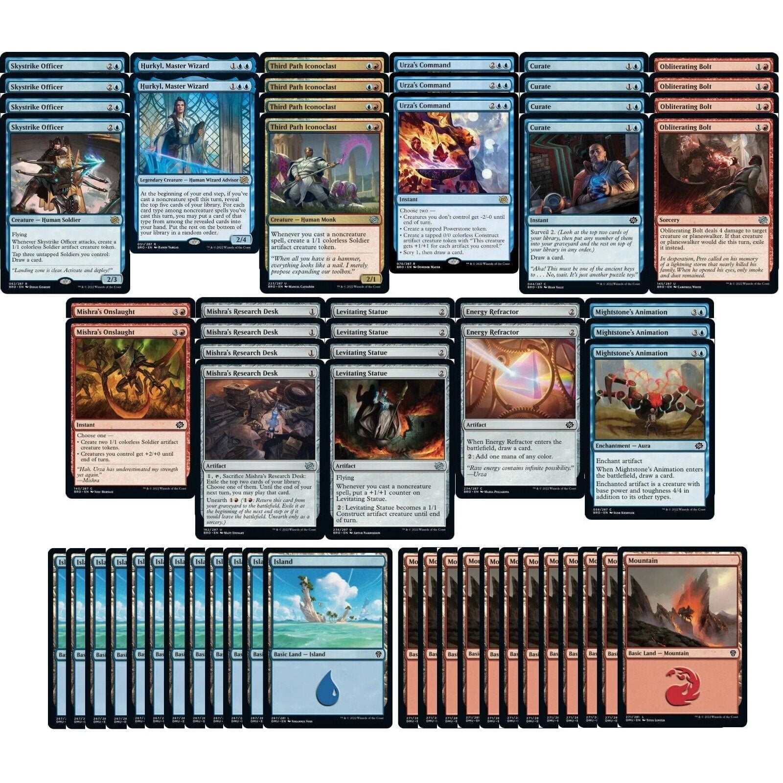 Niv Izzet MTG Commander Deck - Stella Lee Spellslinger Storm (Izzet  Blue/Red) - 100 Card Custom Built Deck Vivi Ornitier Mtg