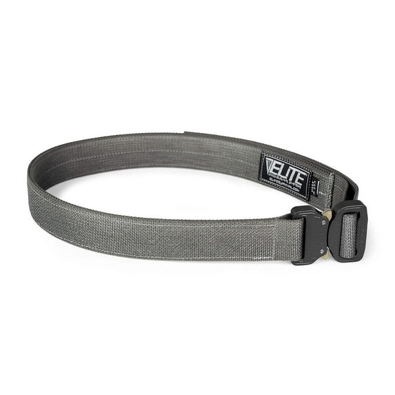ELITE SURVIVAL  SYSTEMS CO Shooters Belt with Cobra Buckle, Color: Wolf Gray, Size: L (CSB-WG-L)
