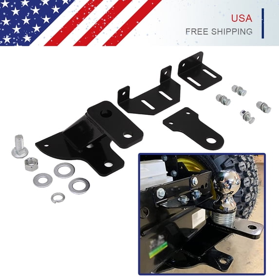 ELITEWILL 5" Rise 3 Way Universal Lawn Garden Tractor Hitch with Heavy Duty Support Brace Kit