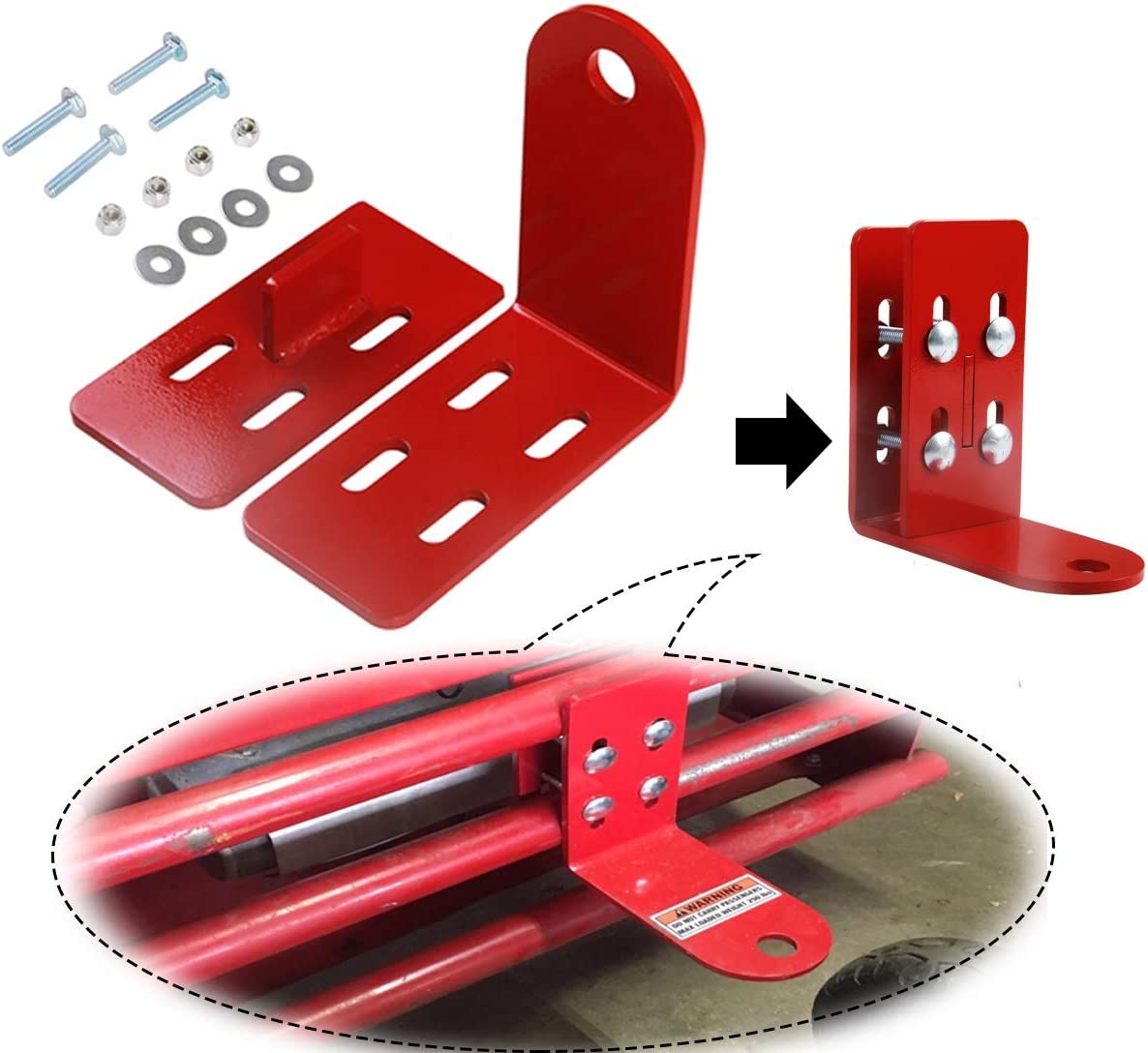 Mission Automotive Heavy Duty Universal Zero Turn Mower Trailer Hitch