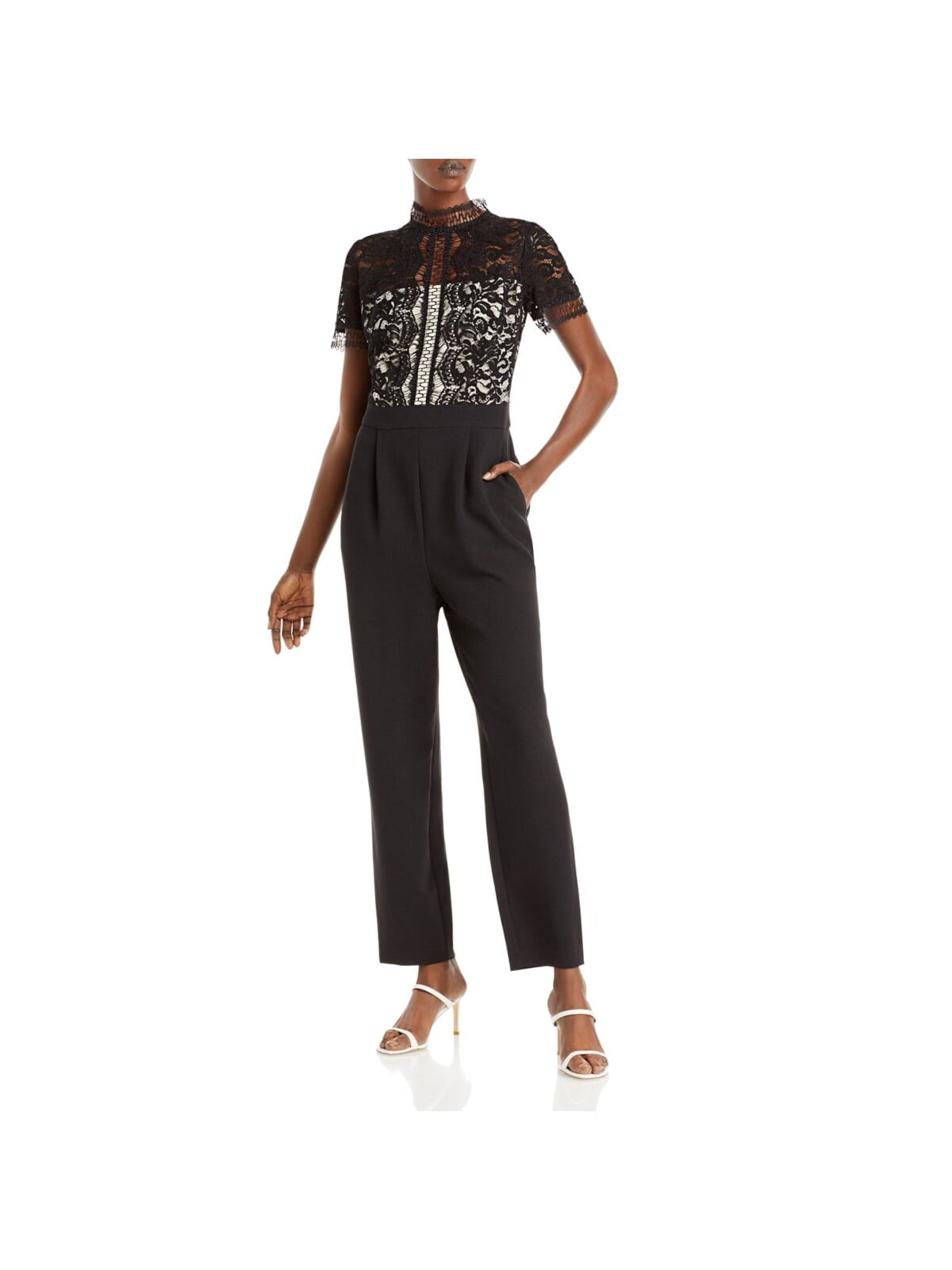 Eliza j hotsell pleated sleeve jumpsuit