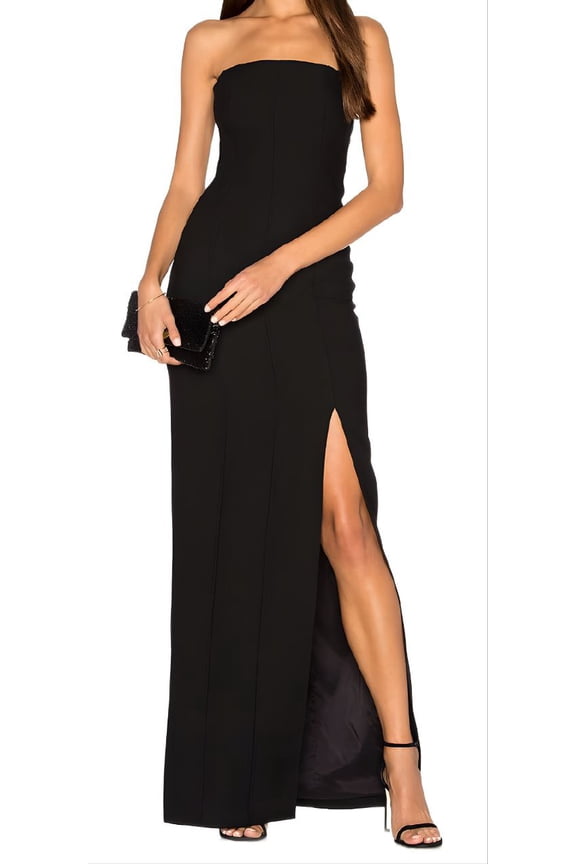 Women's Carly Maxi Pencil Dress, Black, 12