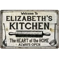 thumbnail image 1 of ELIZABETH'S Kitchen Farmhouse Sign 8 x 12 High Gloss Metal 208120033008, 1 of 1
