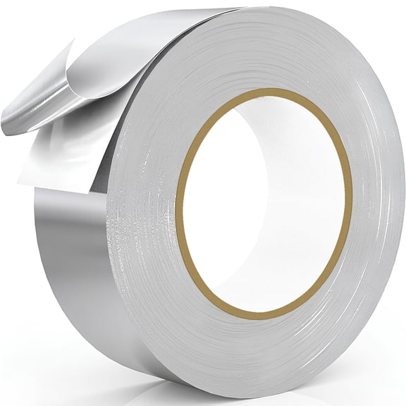 ELK Aluminum Foil Tape - 3.25 Mil Industrial Grade Adhesive - Ideal for HVAC Sealing, Patching, Metal Repairs, Hot and Cold Air Ducts - Heavy Duty Pipe Tape (1.88 in x 150 ft)