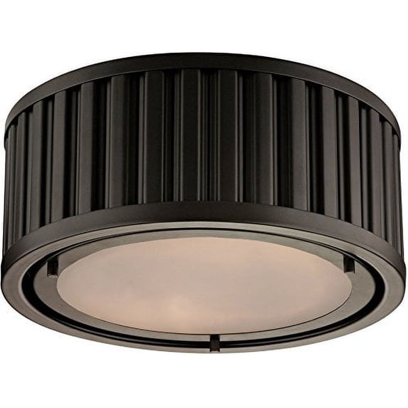 Elk Home - Linden Manor - Two Light Flush Mount