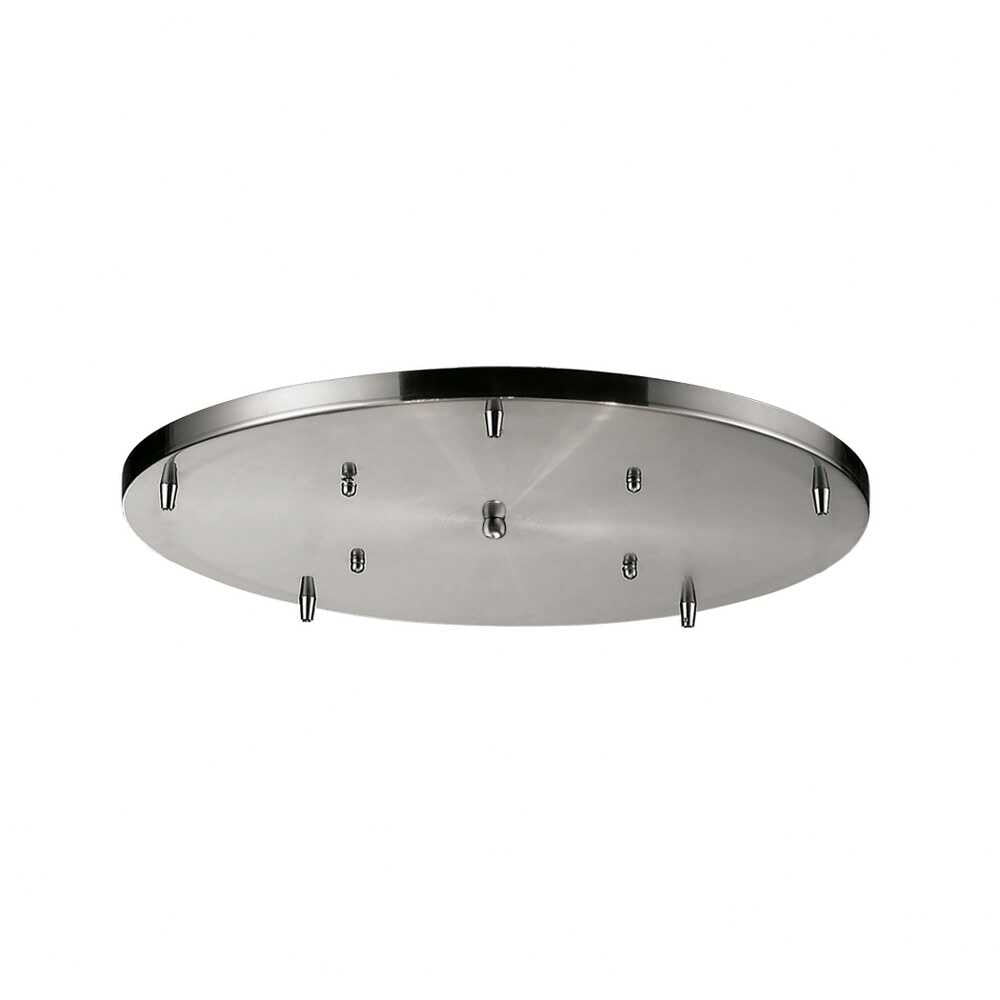 5R-SN-Elk Lighting-Accessory - Round Pan For 5-Lights in Transitional ...