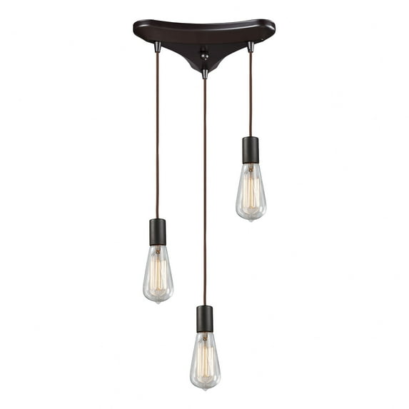 ELK Lighting Menlow Park 60046-3 Pendant - 10W in. - Oiled Bronze