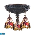 thumbnail image 1 of ELK Lighting 997-AW-19-LED Mix-N-Match 3 Light LED Semi Flush In Aged Walnut, 1 of 2