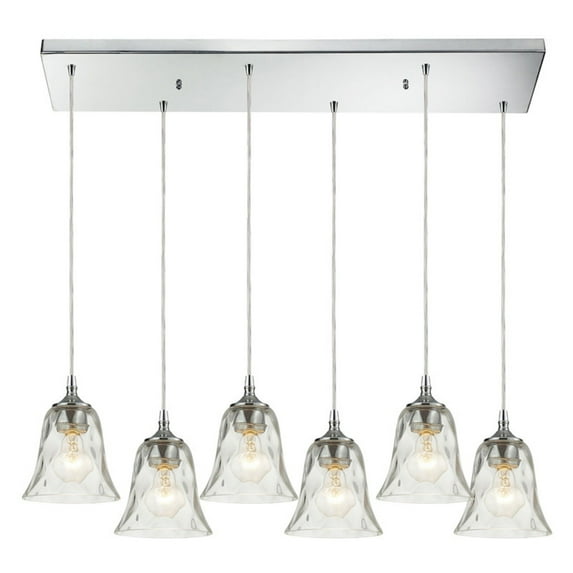 Elk 46010/6rc Darien Pendants 30in Polished Chrome 6-light