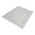 thumbnail image 1 of Dimond Lighting Harappa - 16" Square Handknotted Rug, Silver/Ivory Finish, 1 of 2