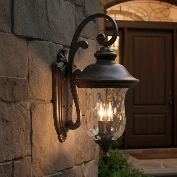 Elk Home Lafayette 27-Inch Large Wall Lantern in Regal Bronze