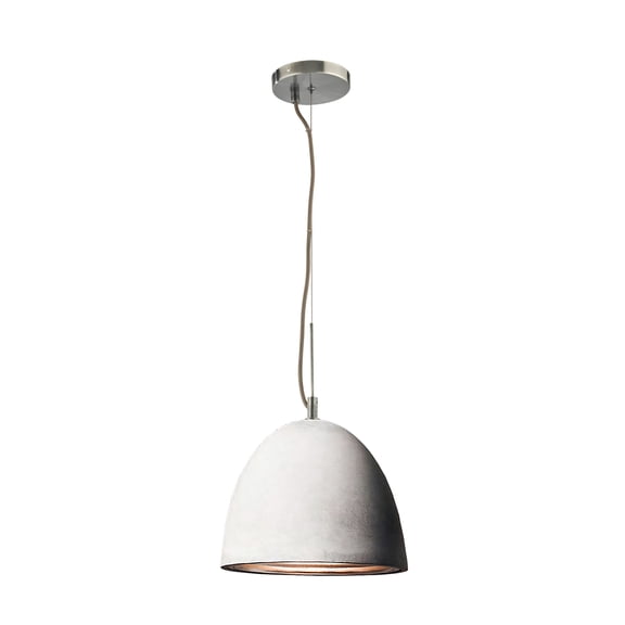 ELK Lighting PS4702-140-15 Castle 1 Light Pendant In Poured Concrete With C