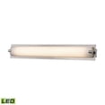 thumbnail image 1 of ELK Lighting Piper LED Small Vanity In Matte Satin Nickel And White Opal (WSL4500-10-16M), 1 of 2
