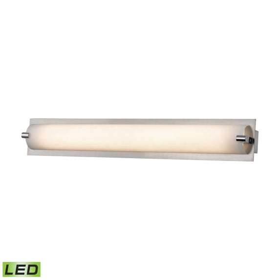 ELK Lighting Piper LED Small Vanity In Matte Satin Nickel And White Opal (WSL4500-10-16M)