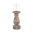 thumbnail image 1 of ELK Lighting Timberline Ashwood Pillar Candle Holder, 1 of 2