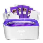 ELLA BELLA  Paraffin Wax Machine for Hand & Feet   Everything in One Kit   Paraffin Wax Warmer, Refills, Mitts & Booties   Soothing Relief with Parrafin Hot Wax   Home Paraffin Wax Bath Violet
