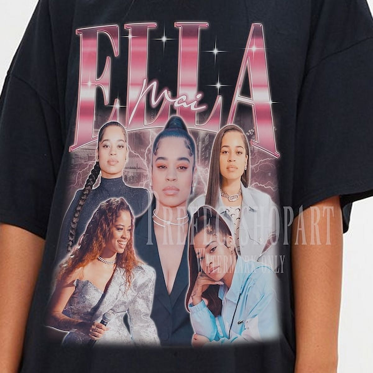 Ella Mai Retro Shirt Ella Mai Homage T Shirt Rap Hiphop Tees Rnb