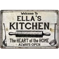 thumbnail image 1 of ELLA'S Kitchen Farmhouse Sign 8 x 12 High Gloss Metal 208120033213, 1 of 1