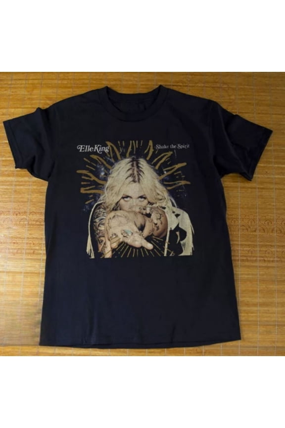 ELLE KING SHIRT Shake The Spirit Black Unisex T-shirt S-5XL