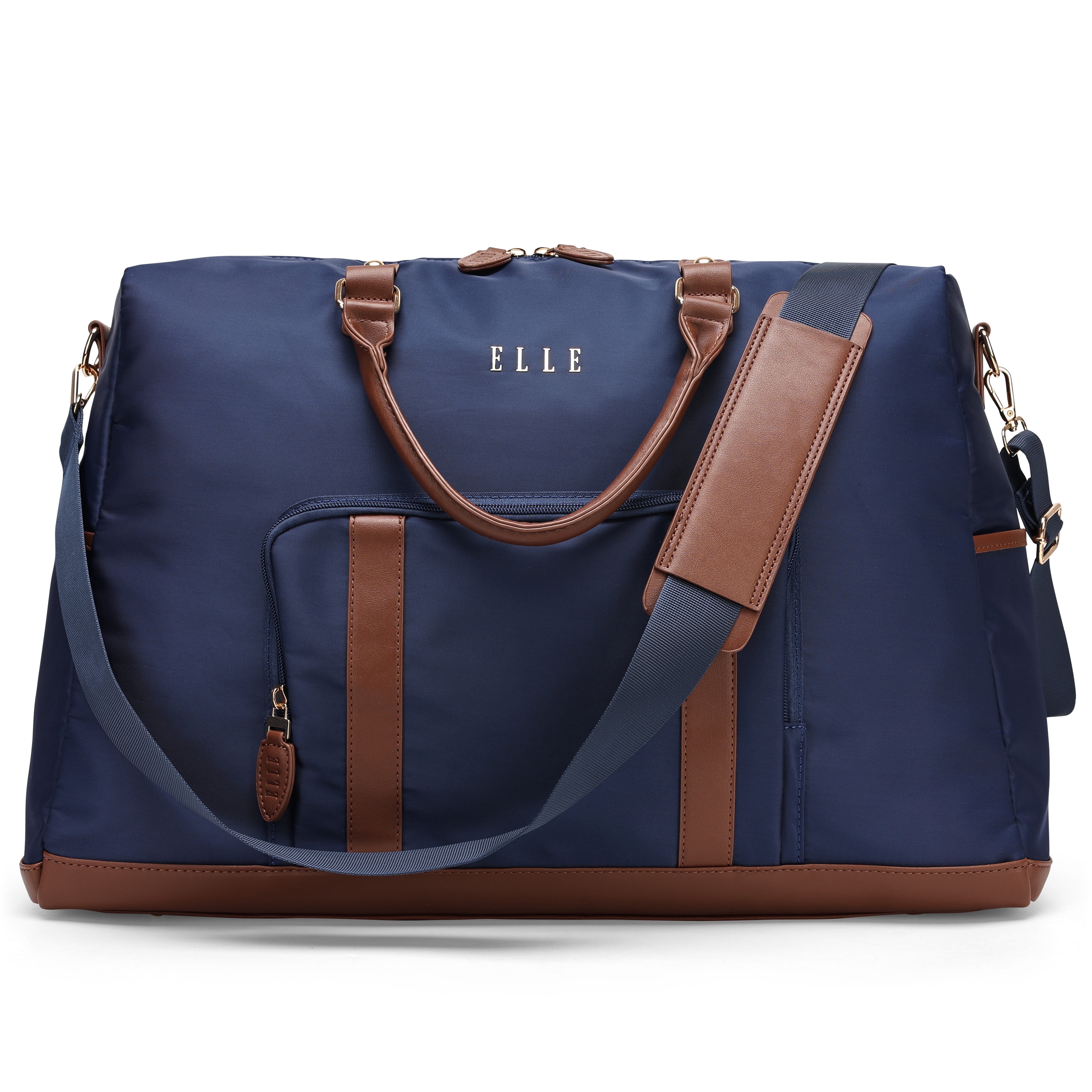 Voyage 25L Twill and Vegan Leather Weekender Tote Bag