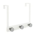 thumbnail image 1 of ELLE Paris 3 Hook Iron over the Door Hook in White, 1 of 3