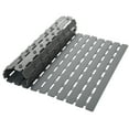 thumbnail image 1 of ELLE Paris Deck Striped Plastic Bathmat, Gray, 15.75 in x 0.25 in, 1 of 5