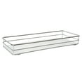 thumbnail image 1 of ELLE Paris Limoges Collection Metal Freestanding Vanity Tray Chrome, 1 of 7