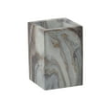 thumbnail image 1 of ELLE Paris Polyresin Tumbler Cup Toothbrush Holder, Gray Agate, 1 of 4