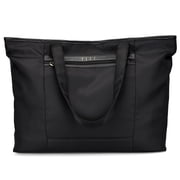 ELLE Rendezvous 38L Twill Fashion Weekender Tote Bag, Black, 22 in, 1-Piece