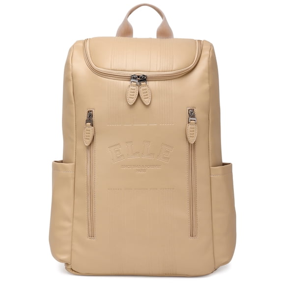 ELLE Roamer 22L Vegan Leather Backpack | Nude