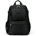 thumbnail image 1 of ELLE Voyage 20L Twill and Vegan Leather Backpack | Black, 1 of 8