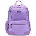 thumbnail image 1 of ELLE Voyage 20L Twill and Vegan Leather Fashion Backpack, Lavender, 1 of 8