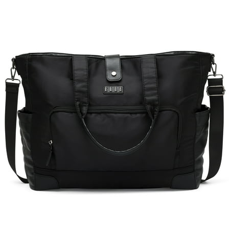 Voyage 25L Twill and Vegan Leather Weekender Tote Bag