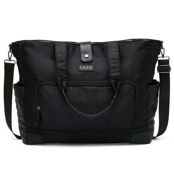 Voyage 25L Twill and Vegan Leather Weekender Tote Bag