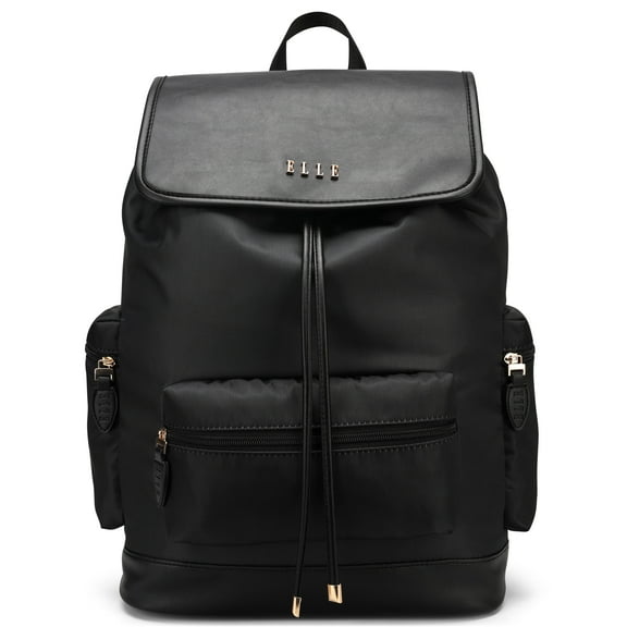 ELLE Wayfarer 23L Monogram Travel Backpack | Black