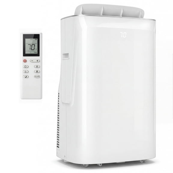 ELLEGNT 15000 BTU Portable Air Conditioner with Inverter Fan, Dehumidifier, Auto Swing for Room or Office