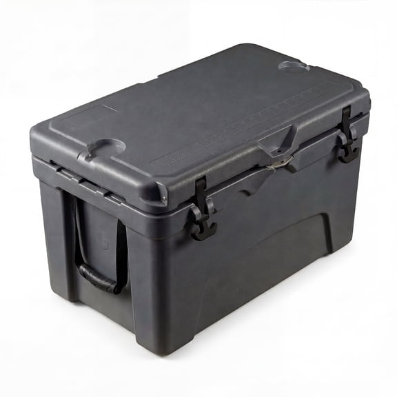ELLEGNT 45 Quart Hard Cooler - Portable Ice Chest, 6‑Day Ice Retention, Gray