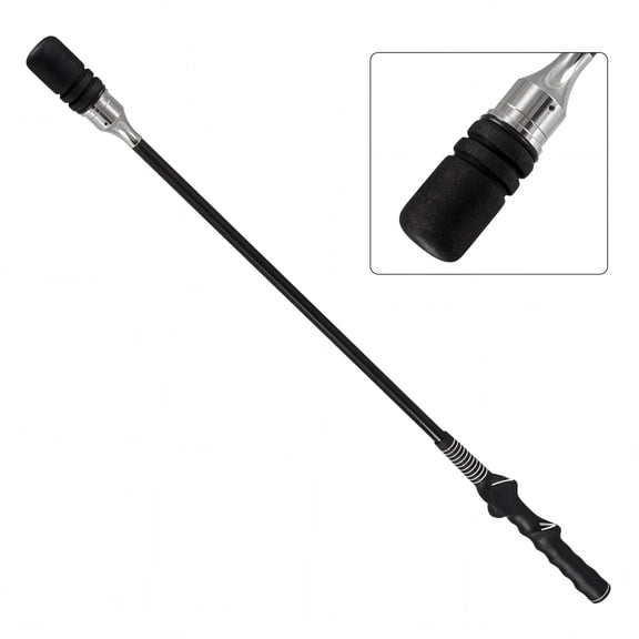 ELLEGNT Click Stick Golf Swing Trainer - Training Aid for Speed, Flexibility & Balance, Black