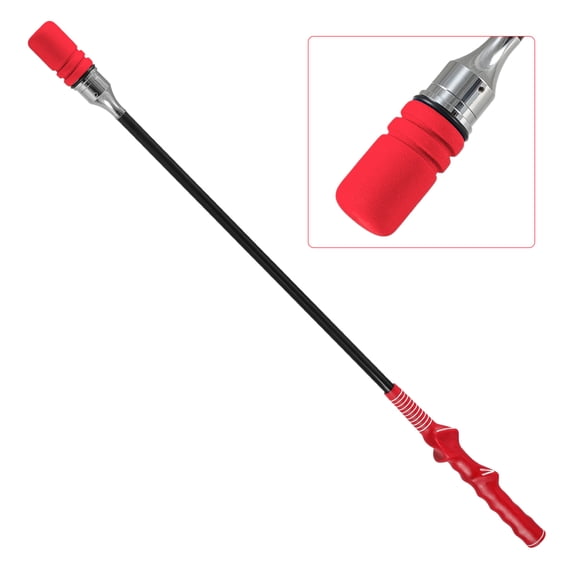 ELLEGNT Click Stick Golf Swing Trainer - Training Aid for Speed, Flexibility & Balance, Red