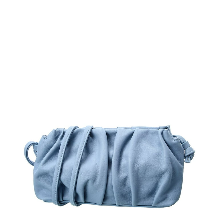 ELLEME Vague Mini Leather Shoulder Bag Blue Walmart