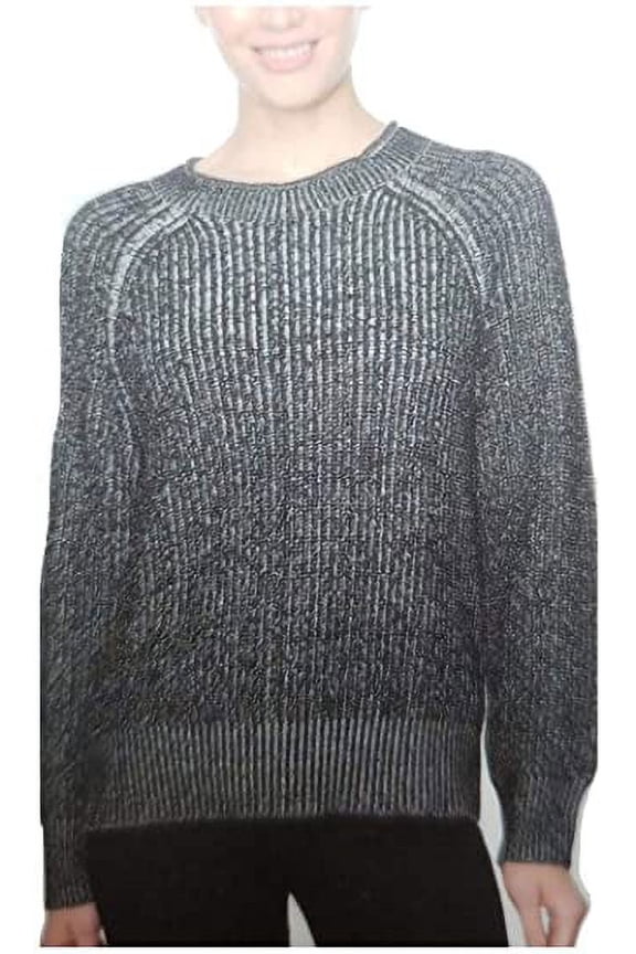 Ladies' Roll Neck Sweater (Black Marl, X-Small)